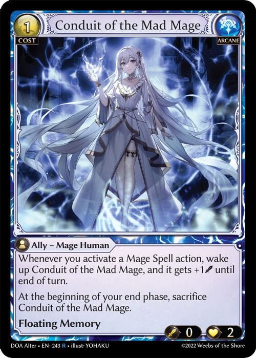 Conduit of the Mad Mage - Dawn of Ashes Alter Edition (DOA Alter)