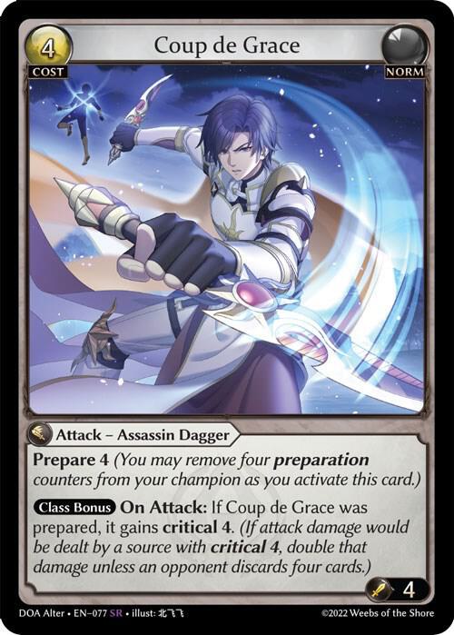 (FOIL) Coup de Grace - Dawn of Ashes Alter Edition (DOA Alter)