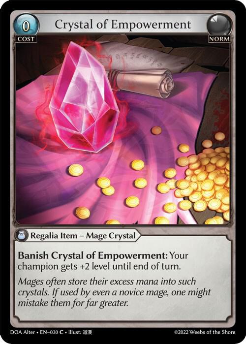 Crystal of Empowerment - Dawn of Ashes Alter Edition (DOA Alter)