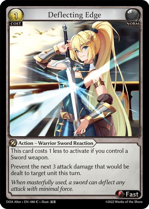 Deflecting Edge - Dawn of Ashes Alter Edition (DOA Alter)