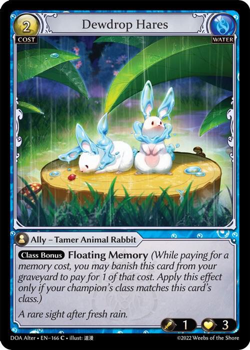 Dewdrop Hares - Dawn of Ashes Alter Edition (DOA Alter)