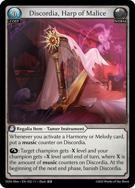 Discordia, Harp of Malice [DOA Alter - 032]