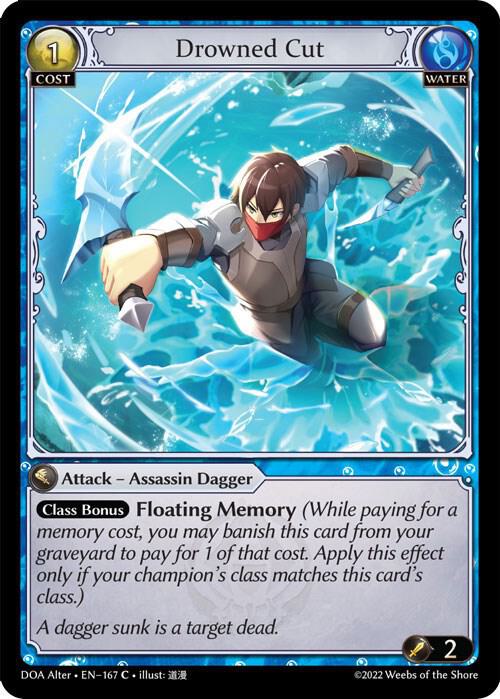 Drowned Cut - Dawn of Ashes Alter Edition (DOA Alter)
