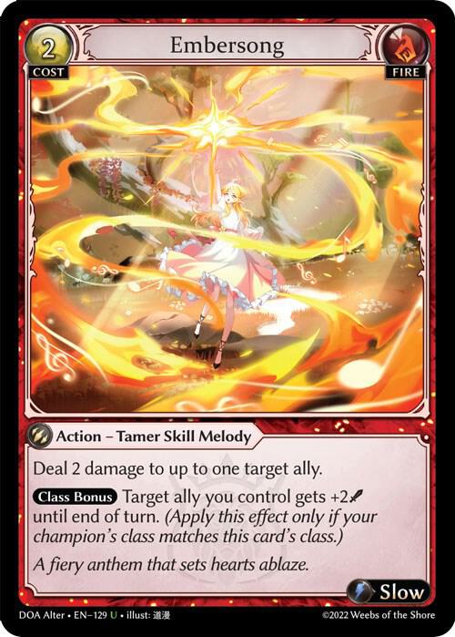 Embersong - Dawn of Ashes Alter Edition (DOA Alter)