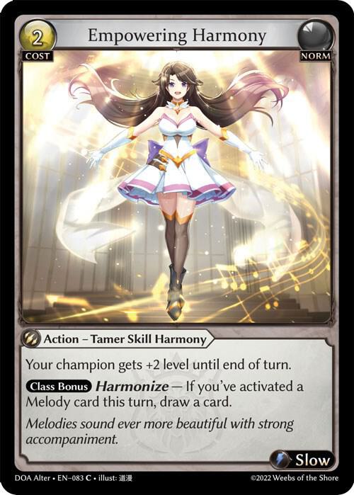 Empowering Harmony - Dawn of Ashes Alter Edition (DOA Alter)