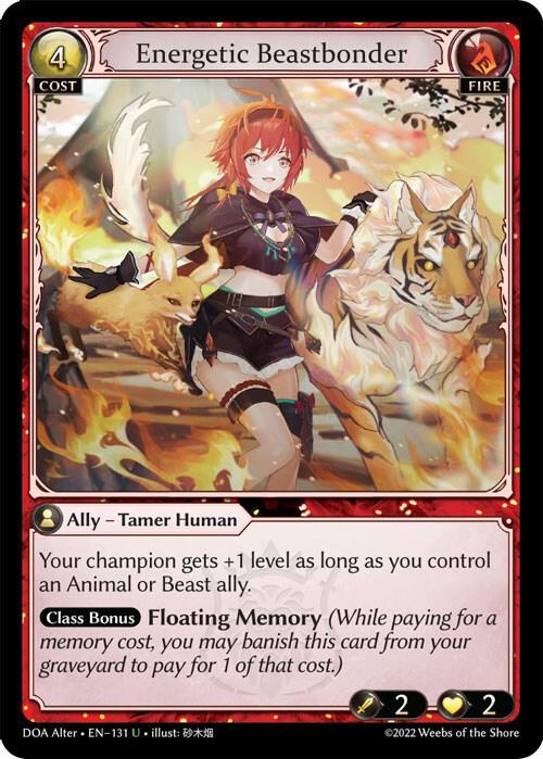 Energetic Beastbonder - Dawn of Ashes Alter Edition (DOA Alter)