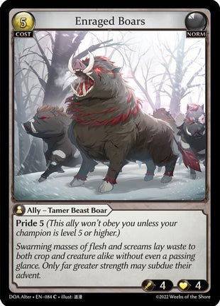 Enraged Boars [DOA Alter - 084]