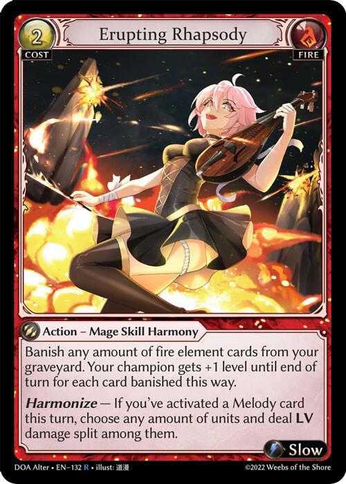 Erupting Rhapsody - Dawn of Ashes Alter Edition (DOA Alter)