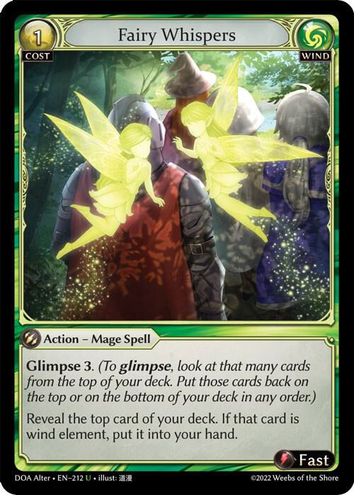 Fairy Whispers - Dawn of Ashes Alter Edition (DOA Alter)