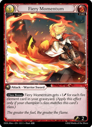 Fiery Momentum [DOA Alter - 133]