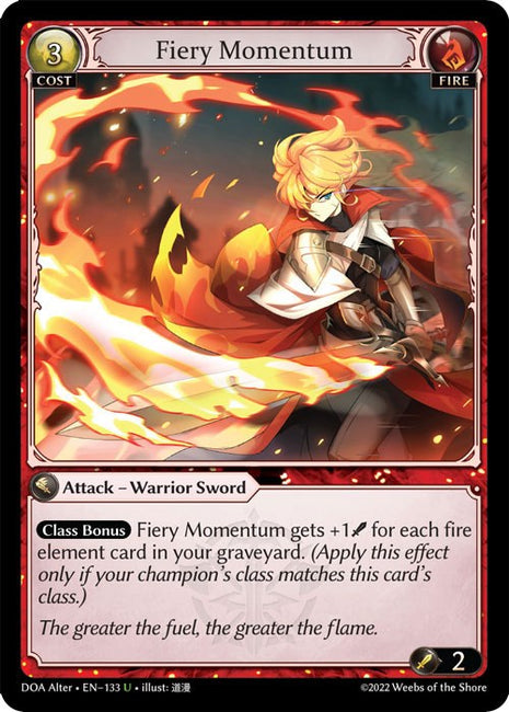 Fiery Momentum [DOA Alter - 133]