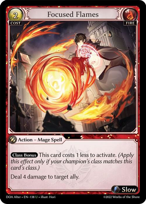 Focused Flames - Dawn of Ashes Alter Edition (DOA Alter)