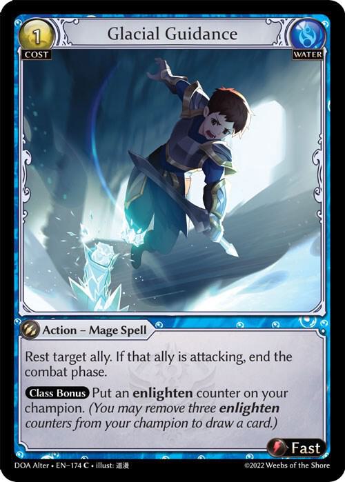 Glacial Guidance - Dawn of Ashes Alter Edition (DOA Alter)