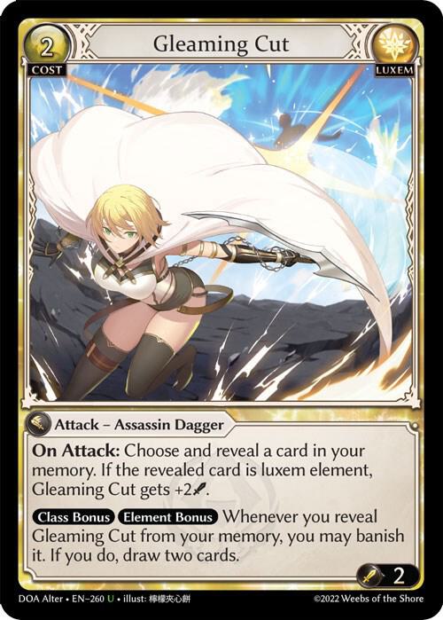 Gleaming Cut - Dawn of Ashes Alter Edition (DOA Alter)
