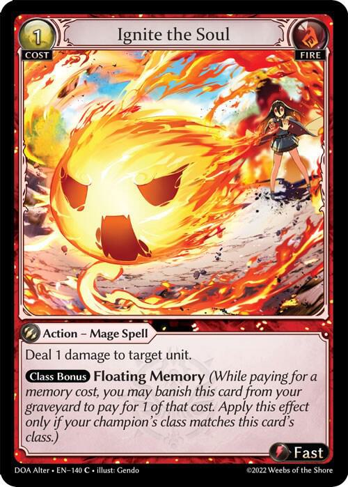 Ignite the Soul - Dawn of Ashes Alter Edition (DOA Alter)