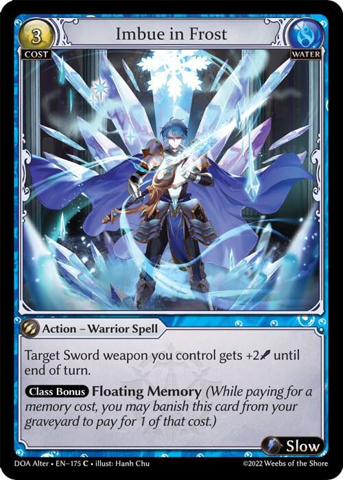 Imbue in Frost - Dawn of Ashes Alter Edition (DOA Alter)