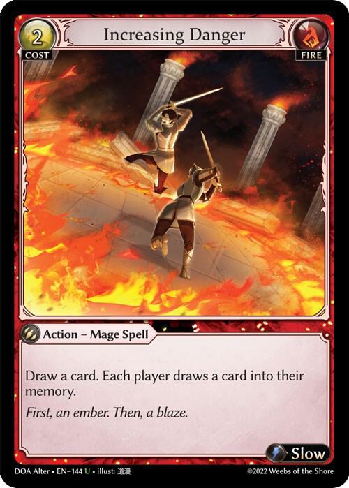 (FOIL) Increasing Danger - Dawn of Ashes Alter Edition (DOA Alter)