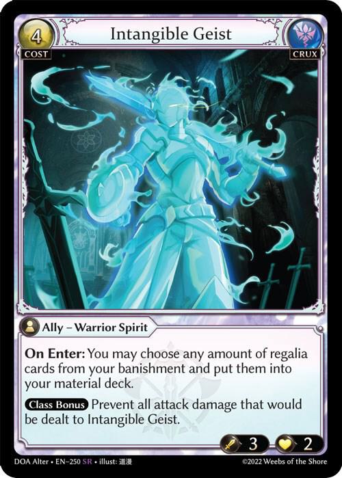 Intangible Geist - Dawn of Ashes Alter Edition (DOA Alter)