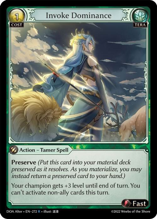 Invoke Dominance - Dawn of Ashes Alter Edition (DOA Alter)