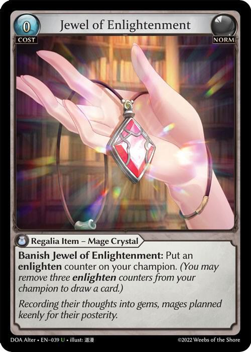 Jewel of Enlightenment - Dawn of Ashes Alter Edition (DOA Alter)