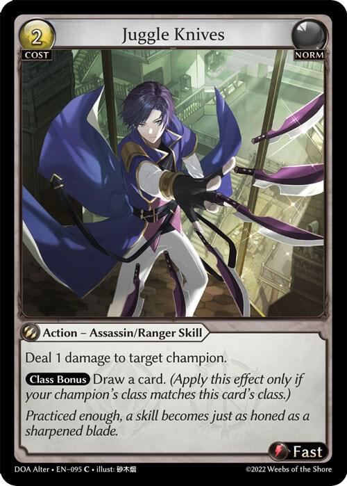 Juggle Knives - Dawn of Ashes Alter Edition (DOA Alter)