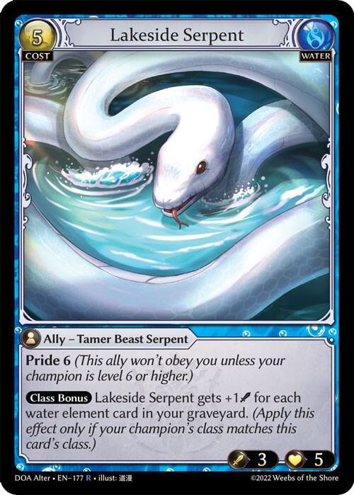 Lakeside Serpent - Dawn of Ashes Alter Edition (DOA Alter)
