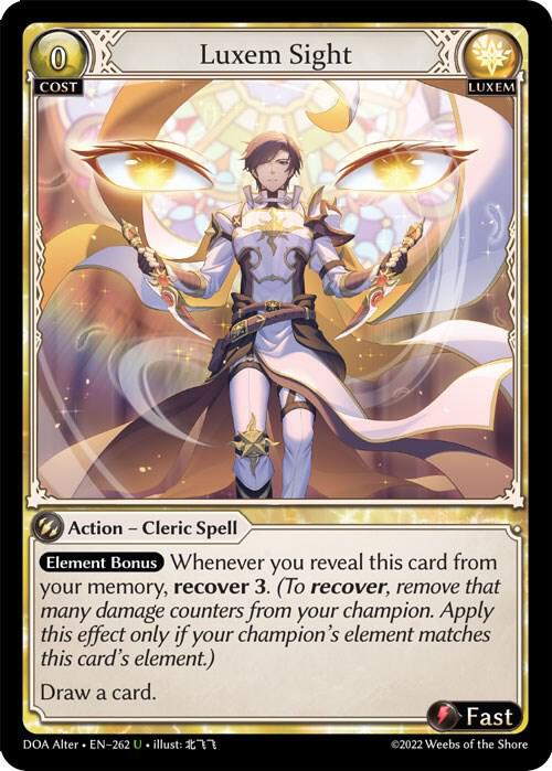 (FOIL) Luxem Sight - Dawn of Ashes Alter Edition (DOA Alter)