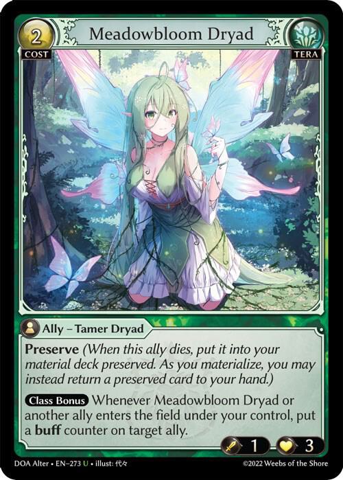 (FOIL) Meadowbloom Dryad - Dawn of Ashes Alter Edition (DOA Alter)