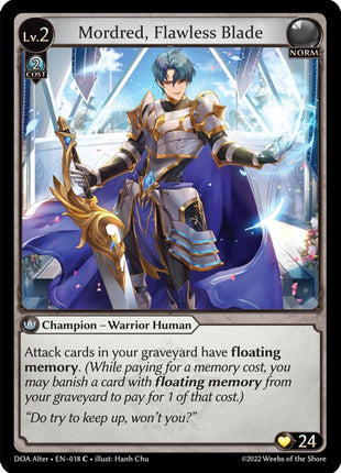 Mordred, Flawless Blade [DOA Alter - 018]