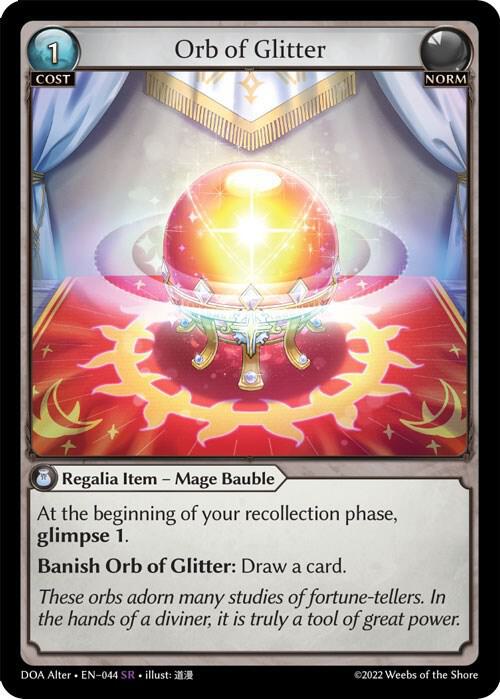 Orb of Glitter - Dawn of Ashes Alter Edition (DOA Alter)