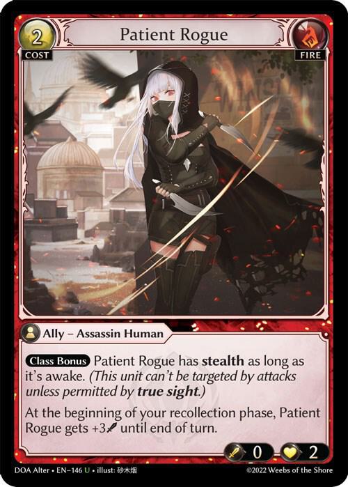 Patient Rogue - Dawn of Ashes Alter Edition (DOA Alter)