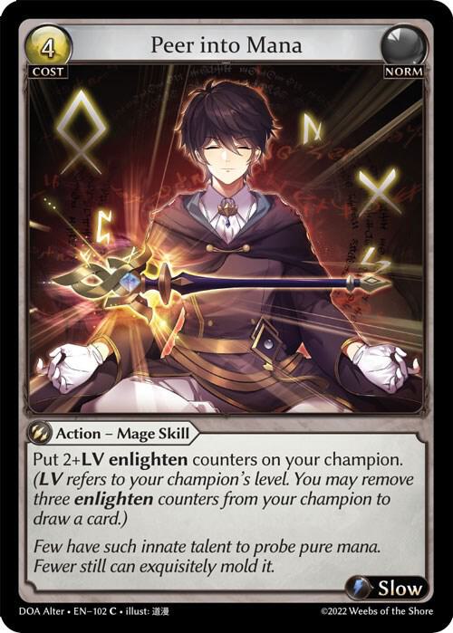 Peer into Mana - Dawn of Ashes Alter Edition (DOA Alter)