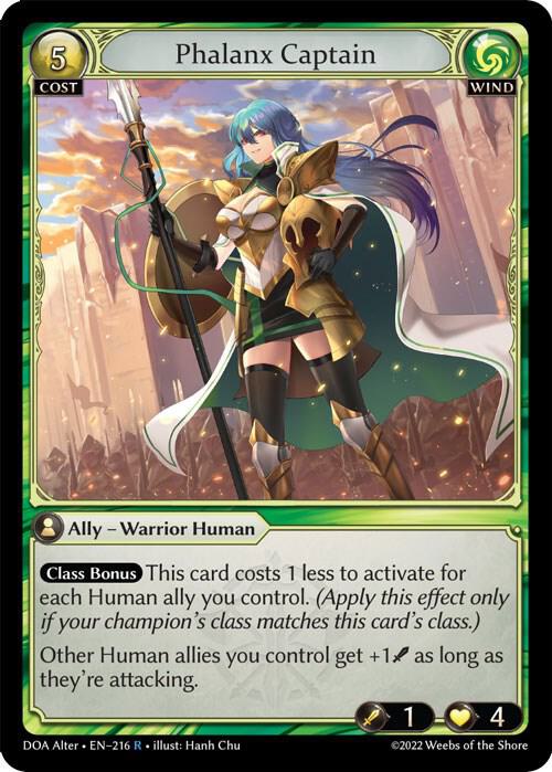Phalanx Captain - Dawn of Ashes Alter Edition (DOA Alter)