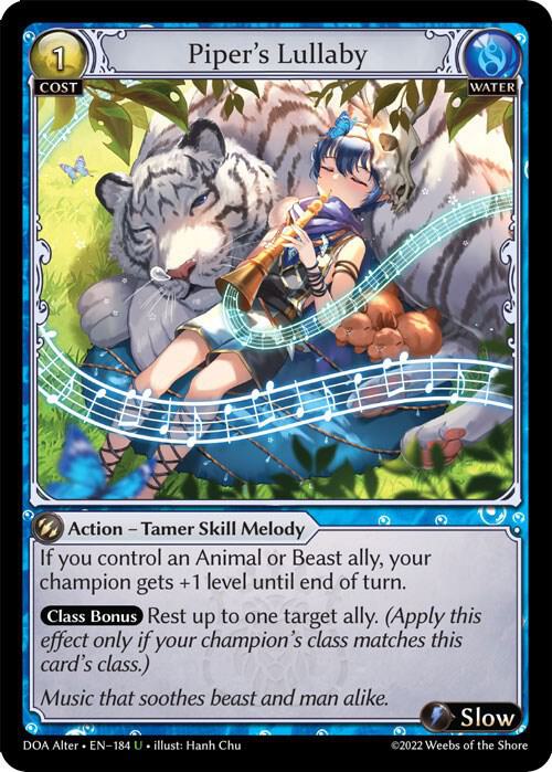 (FOIL) Piper's Lullaby - Dawn of Ashes Alter Edition (DOA Alter)