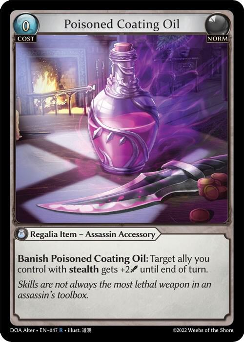 Poisoned Coating Oil - Dawn of Ashes Alter Edition (DOA Alter)