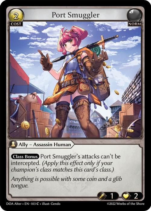 Port Smuggler - Dawn of Ashes Alter Edition (DOA Alter)