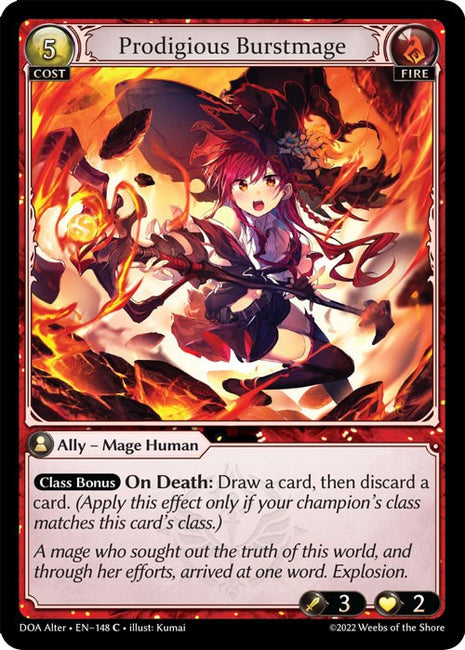 Prodigious Burstmage [DOA Alter - 148]