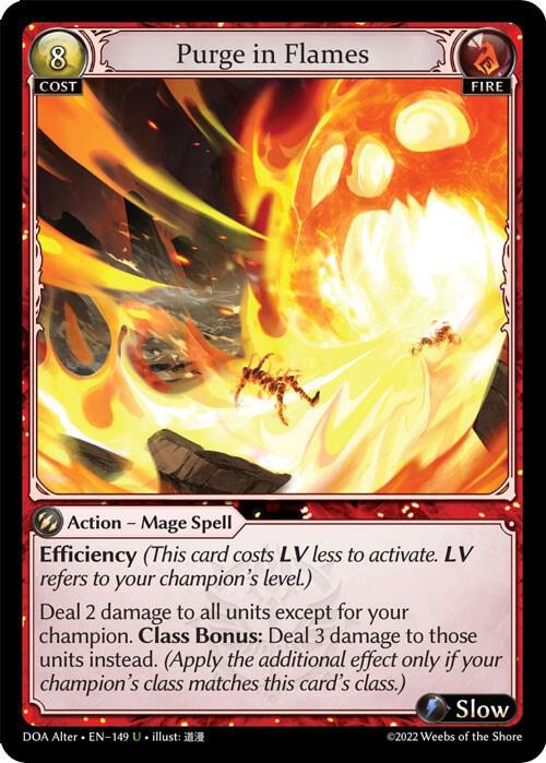 Purge in Flames - Dawn of Ashes Alter Edition (DOA Alter)