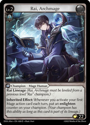 Rai, Archmage [DOA Alter - 008]