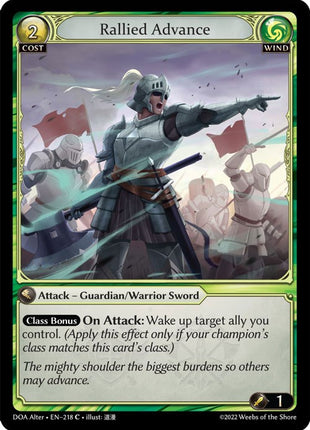 Rallied Advance [DOA Alter - 218]