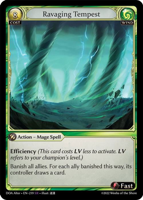 Ravaging Tempest - Dawn of Ashes Alter Edition (DOA Alter)