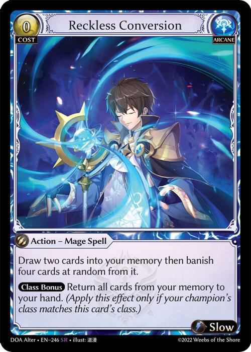 Reckless Conversion - Dawn of Ashes Alter Edition (DOA Alter)