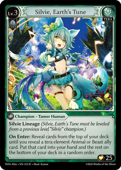 Silvie, Earth's Tune - Dawn of Ashes Alter Edition (DOA Alter)