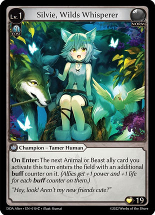 Silvie, Wilds Whisperer [DOA Alter - 010]