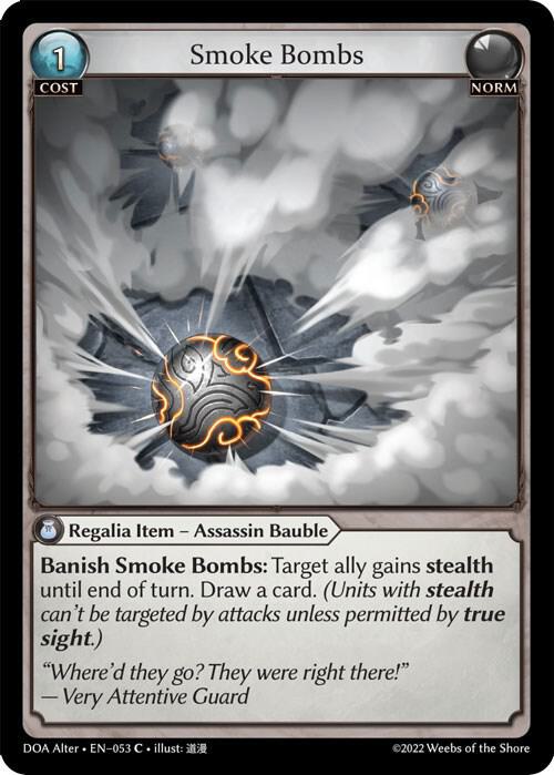 Smoke Bombs - Dawn of Ashes Alter Edition (DOA Alter)