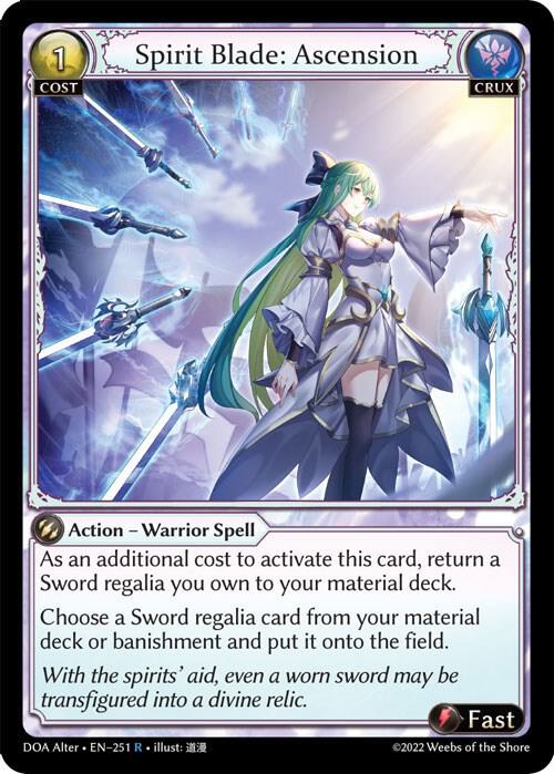 Spirit Blade: Ascension - Dawn of Ashes Alter Edition (DOA Alter)