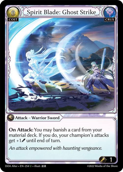 Spirit Blade: Ghost Strike - Dawn of Ashes Alter Edition (DOA Alter)