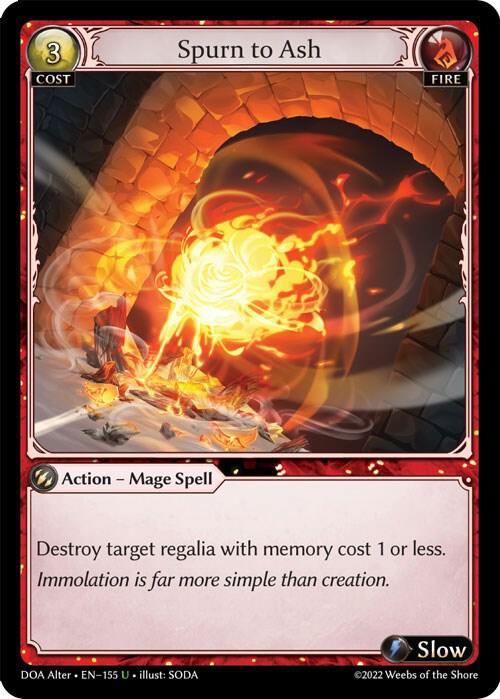 Spurn to Ash - Dawn of Ashes Alter Edition (DOA Alter)