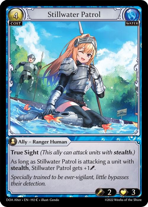 (FOIL) Stillwater Patrol - Dawn of Ashes Alter Edition (DOA Alter)