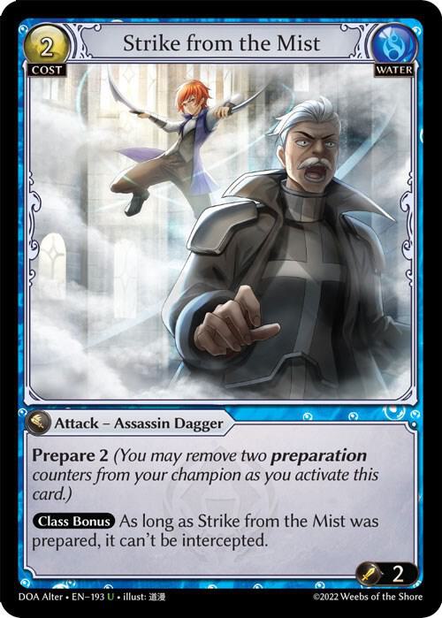 Strike from the Mist - Dawn of Ashes Alter Edition (DOA Alter)